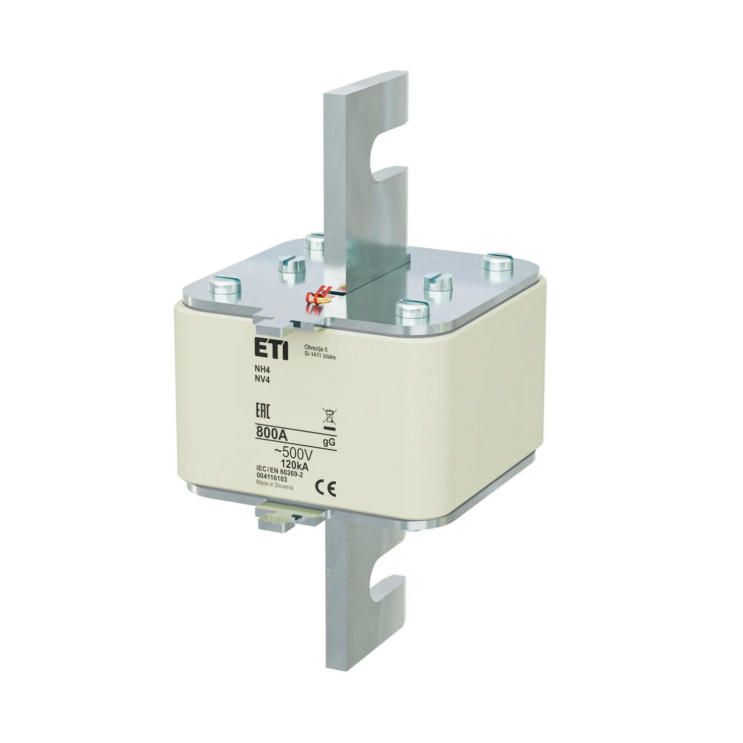 Запобіжник ETI NH-4/gG 800A 500V для тримачів PK 4 ( 4116103 )
