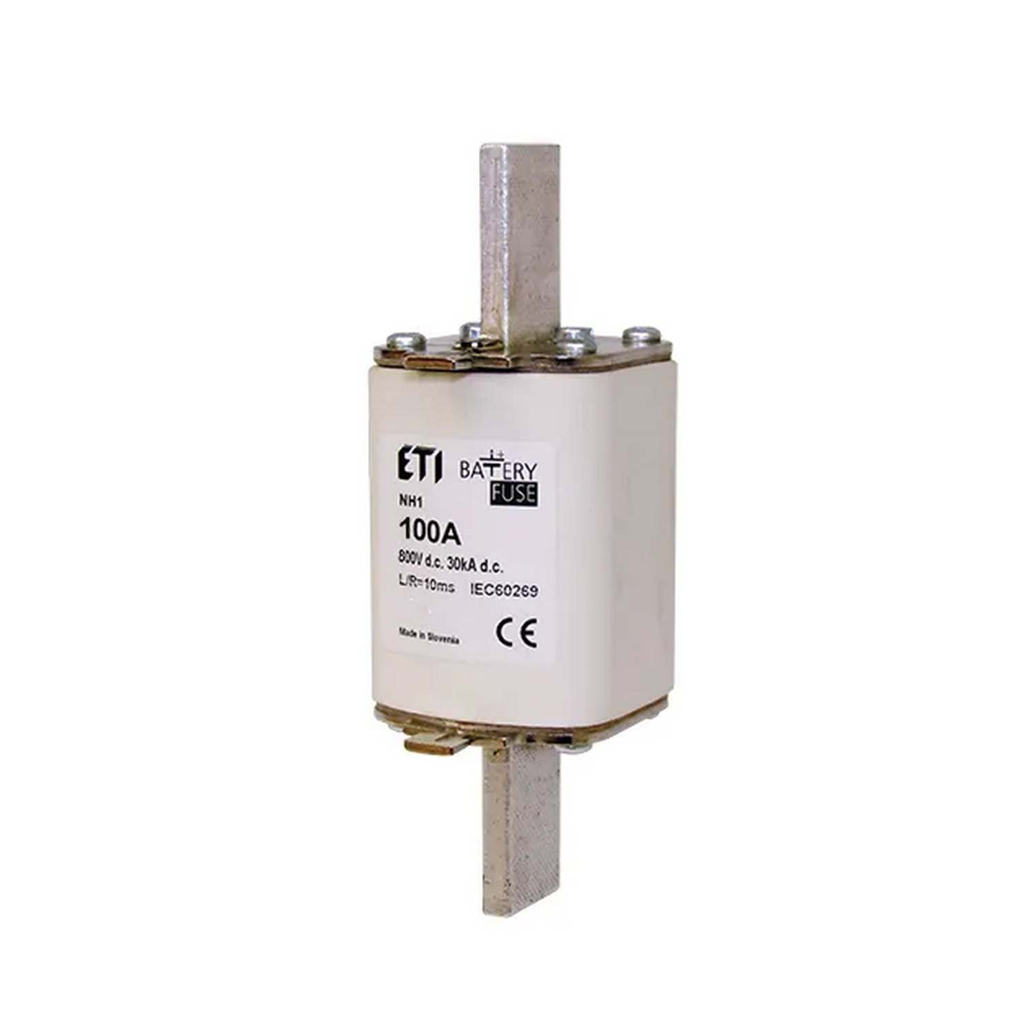 Запобіжник ETI NH1 gBat 100A 800V DC ( 4723324 ) Запобіжник ETI NH1 gBat 100A 800V DC ( 4723324 )