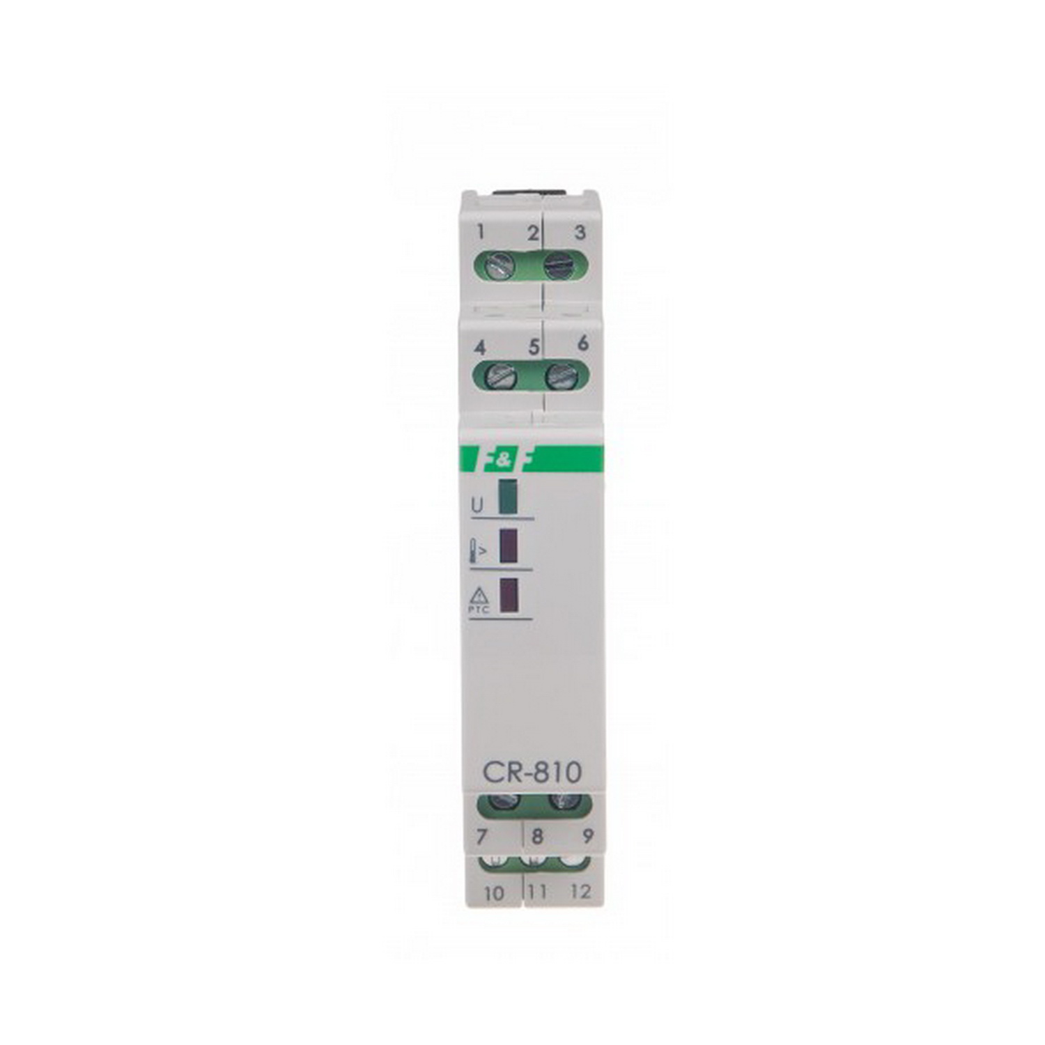 Реле теплове 230AC-24AC/DC (без датчика) F&F ( CR-810DUO ) Реле теплове 230AC-24AC/DC (без датчика) F&F ( CR-810DUO )