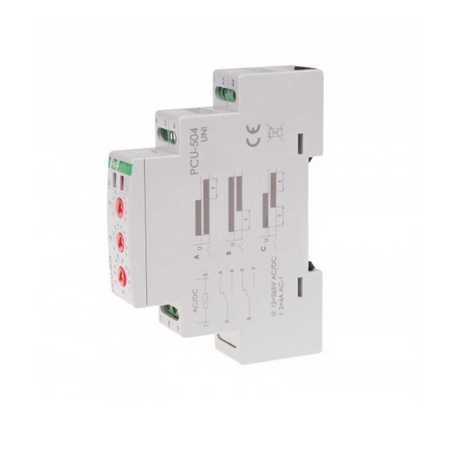 Реле затримки відключення F&F 10 А 12÷264 В AC/DC ( PCU-504UNI ) Реле затримки відключення F&F 10 А 12÷264 В AC/DC ( PCU-504UNI )