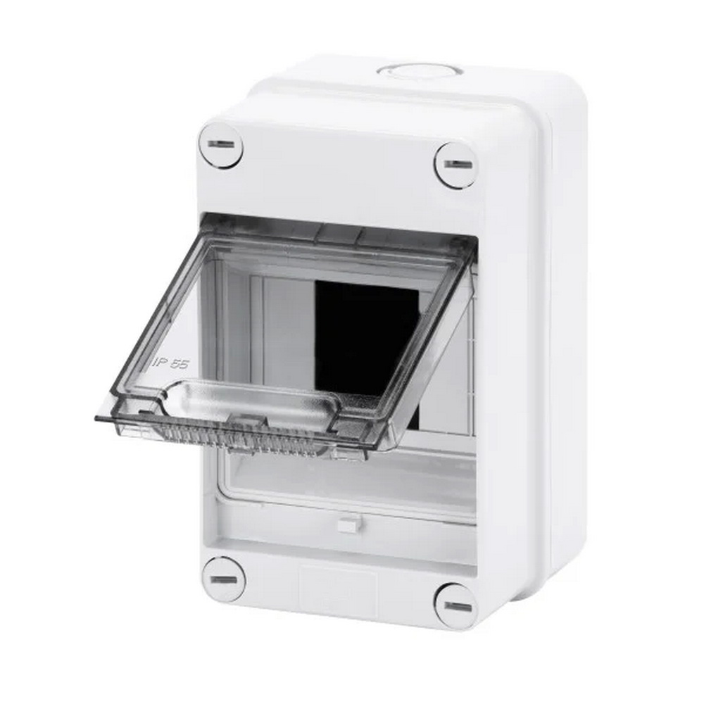 Бокс пластиковый Gewiss на 4 модули внешний IP55 ( GW40001 )