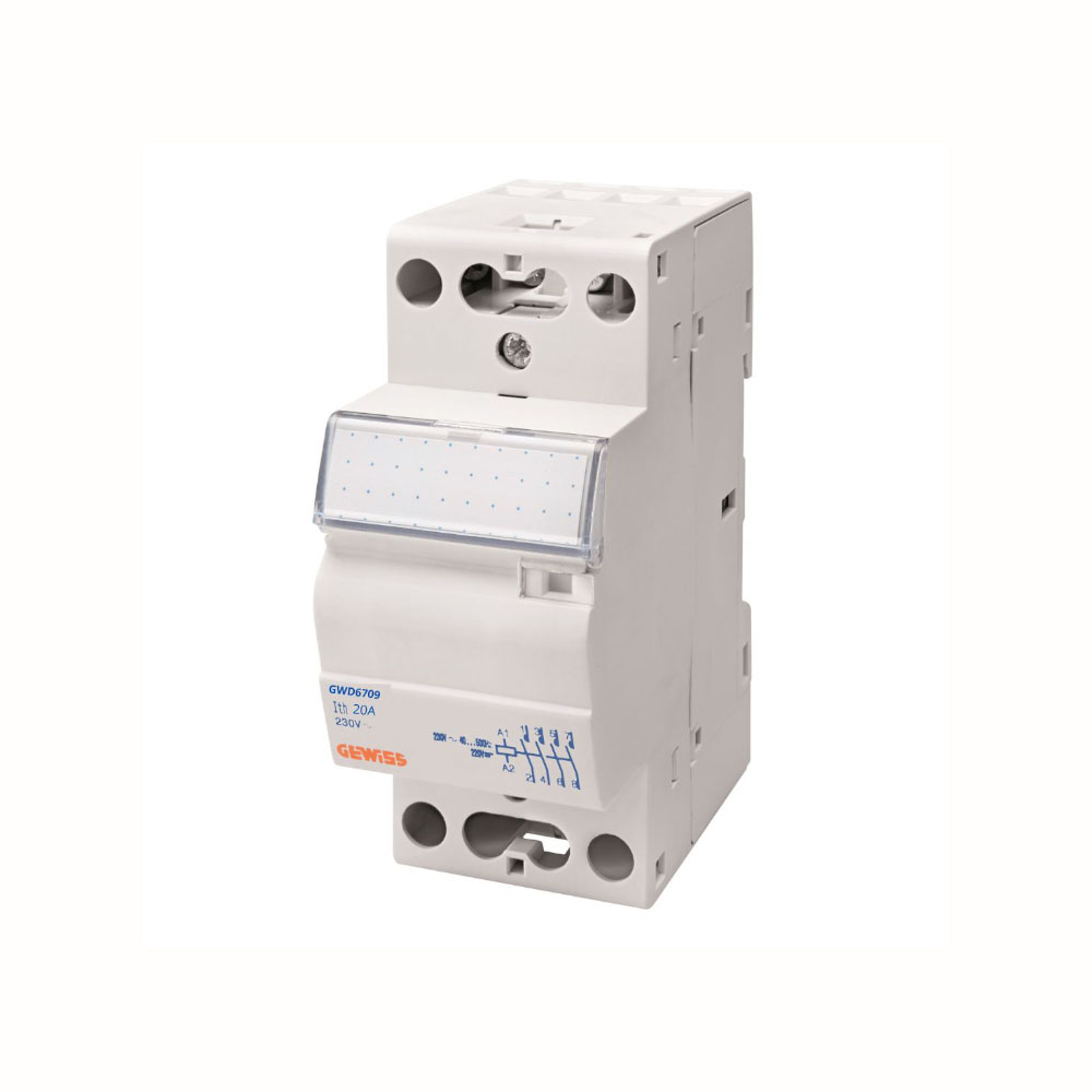 Контактор модульный CTR 20A 4NO 230В 2M GEWISS ( GWD6709 ) Контактор модульный CTR 20A 4NO 230В 2M GEWISS ( GWD6709 )