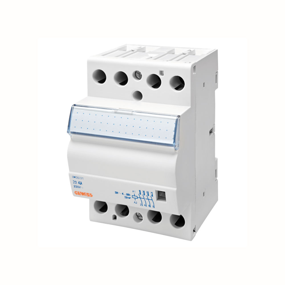 Контактор модульный CTR 40A 2NO 230В 3M GEWISS ( GWD6721 ) Контактор модульный CTR 40A 2NO 230В 3M GEWISS ( GWD6721 )