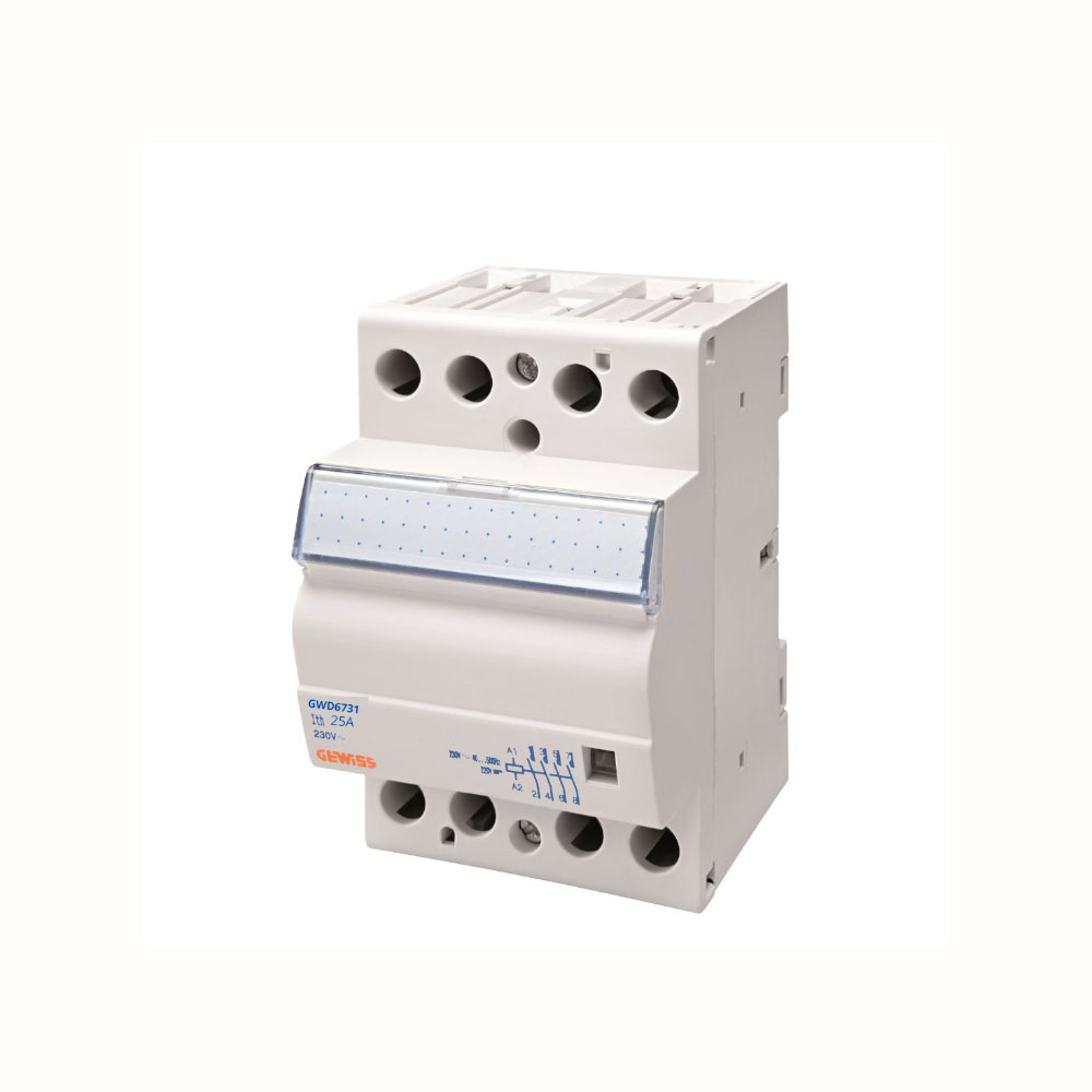Контактор модульный CTR 63A 2NO 230В 3M GEWISS ( GWD6731 ) Контактор модульный CTR 63A 2NO 230В 3M GEWISS ( GWD6731 )