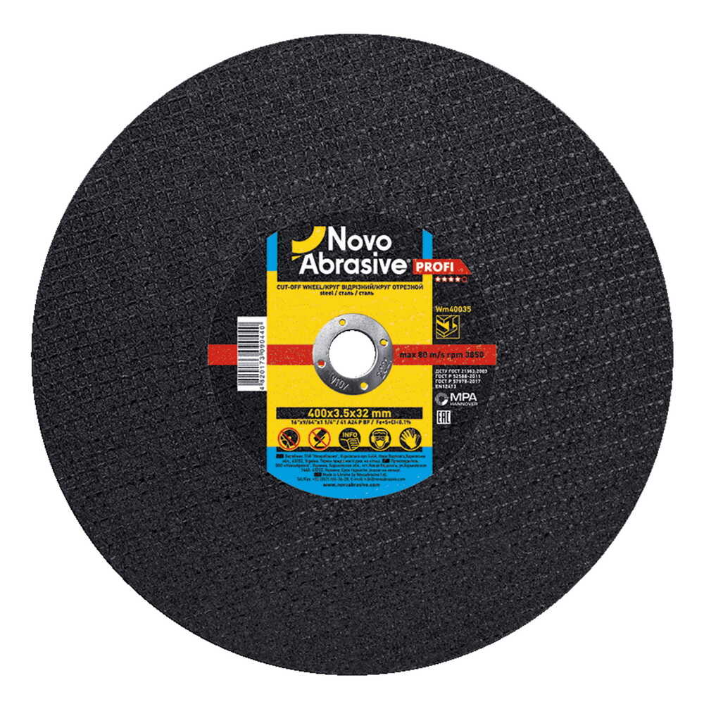 Диск отрезной NovoAbrasive для металла 400*3,5*32 ( WM40035 )