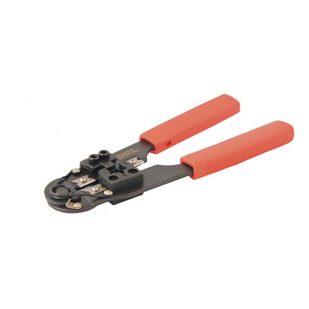 Кліщі MASTER TOOL для обтиску штекерів RJ45 195 мм ( 75-2242 )