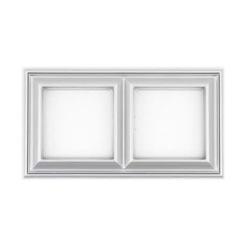 Рамка Jung Eco Profi Deco алюміній 2-на ( EPD482AL ) Рамка Jung Eco Profi Deco алюміній 2-на ( EPD482AL )