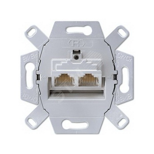Механізм розетки Jung RJ-45 2-на ( EPUAE8-8UPOK6US )