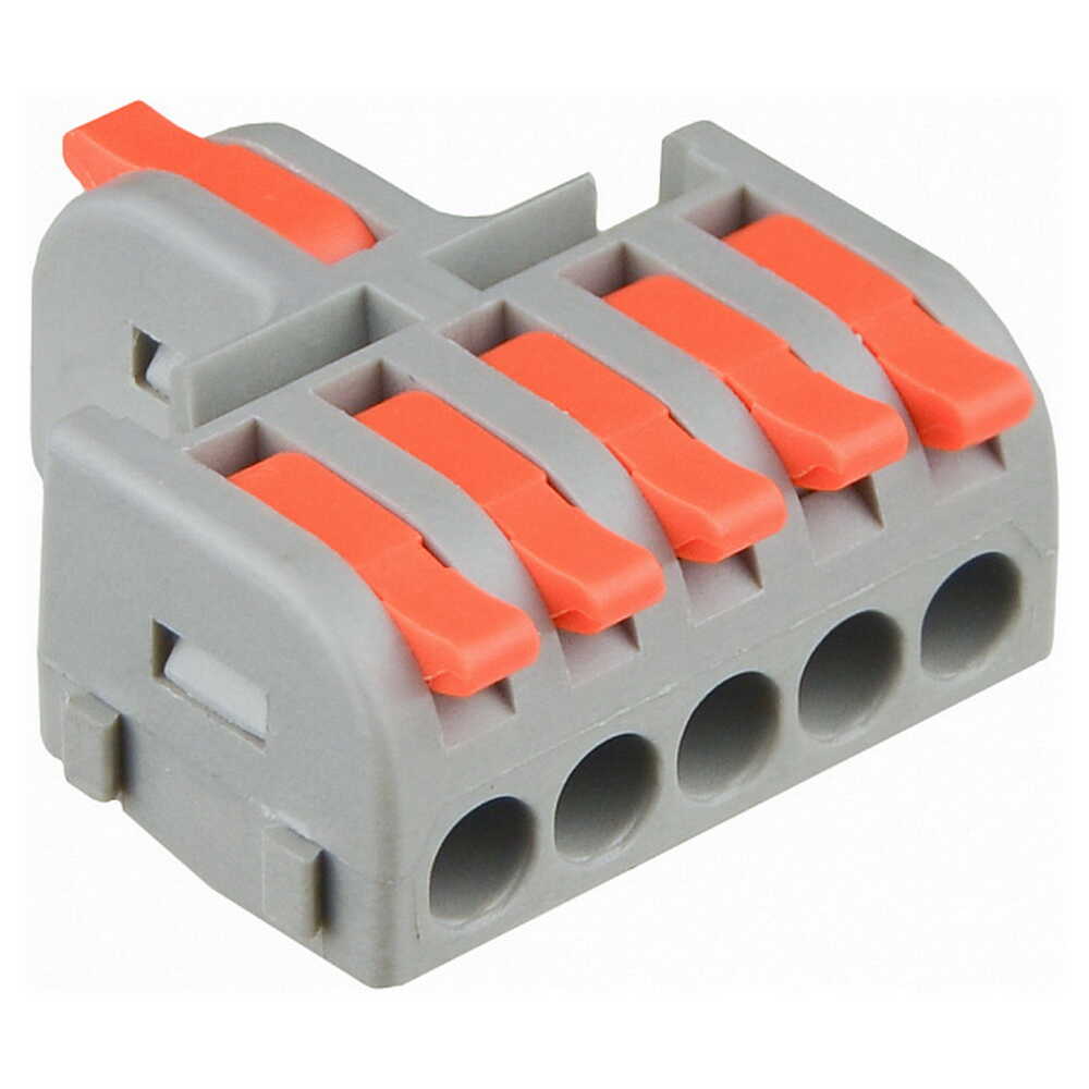 Клема швидкого монтажу 1x5х2,5 мм² прохідна DB-15 ACKO ( A0130010127 )
