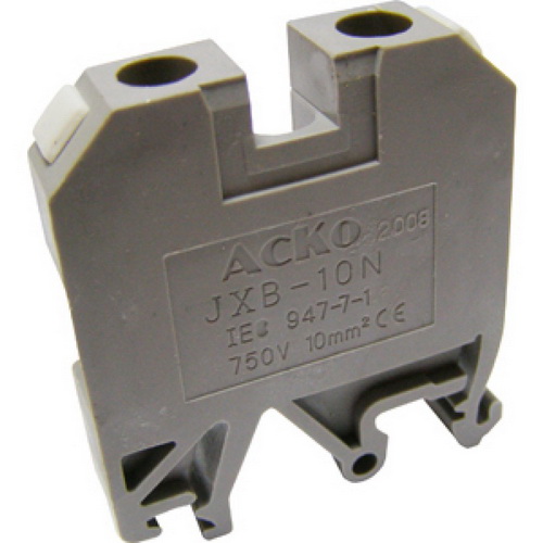Клемник JXB 10/35 сірий ACKO ( A0130010004 )