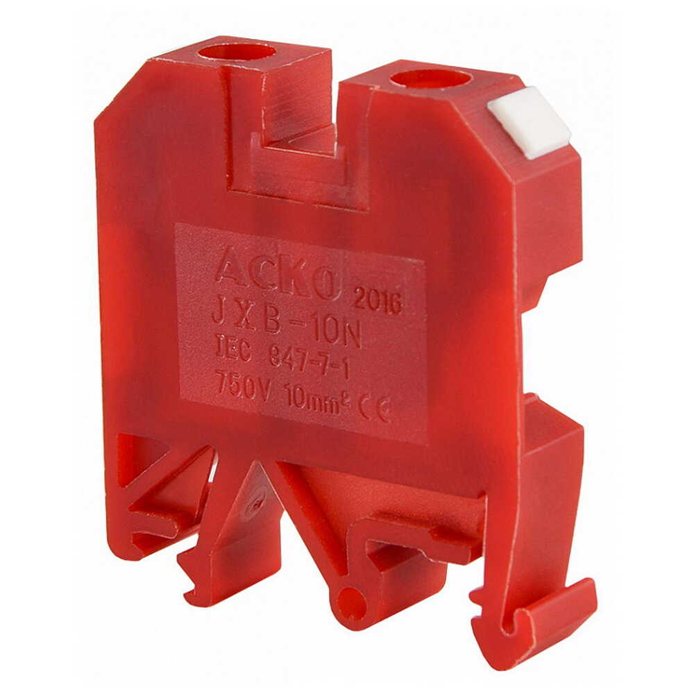 Клемник JXB 10/35 червоний ACKO ( A0130010036 )