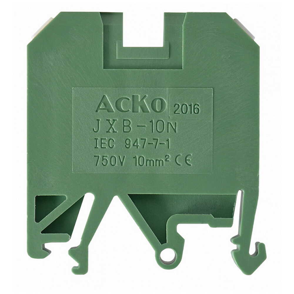 Клемник JXB 10/35 зелений ACKO ( A0130010016 )