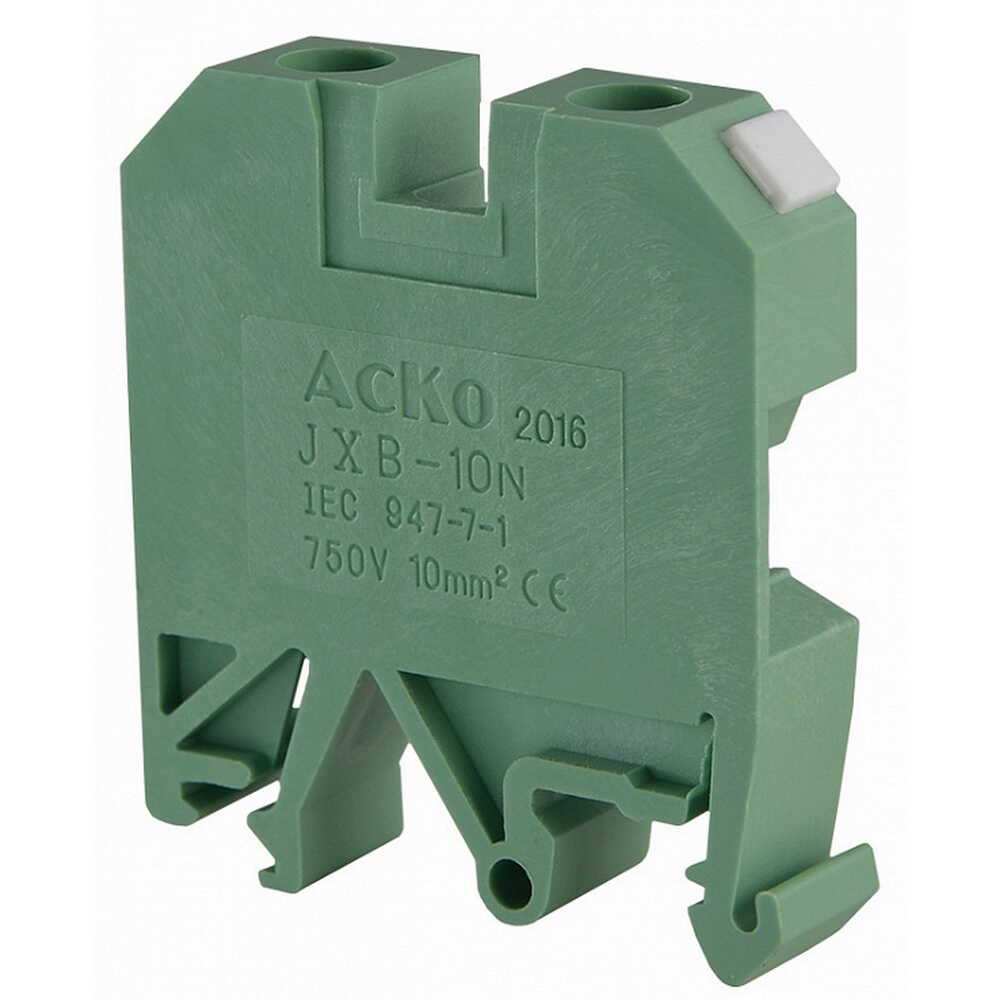 Клемник JXB 10/35 зелений ACKO ( A0130010016 )