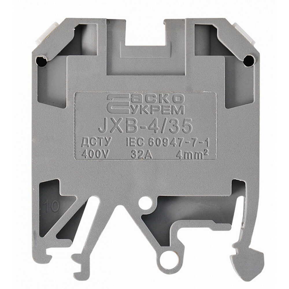 Клемник JXB 4/35 сірий ACKO ( A0130010002 ) Клемник JXB 4/35 сірий ACKO ( A0130010002 )