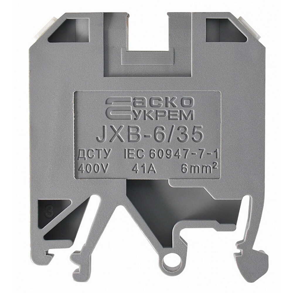 Клемник JXB 6/35 сірий ACKO ( A0130010003 )