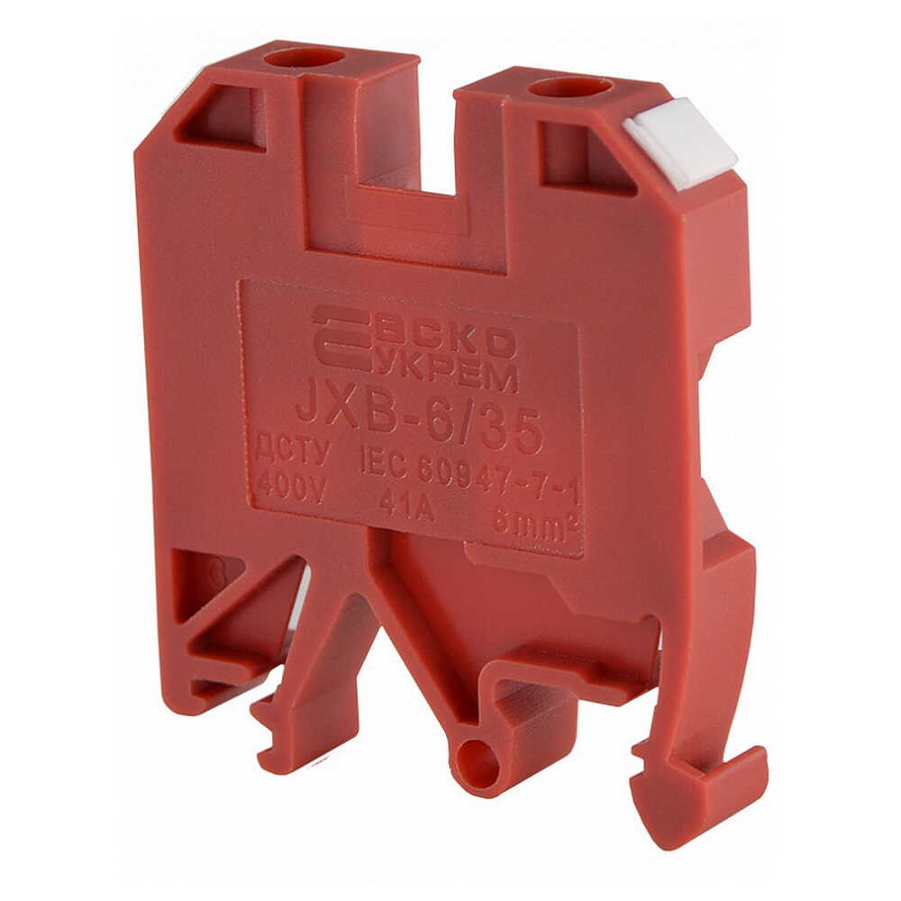 Клемник JXB 6/35 червоний ACKO ( A0130010035 )