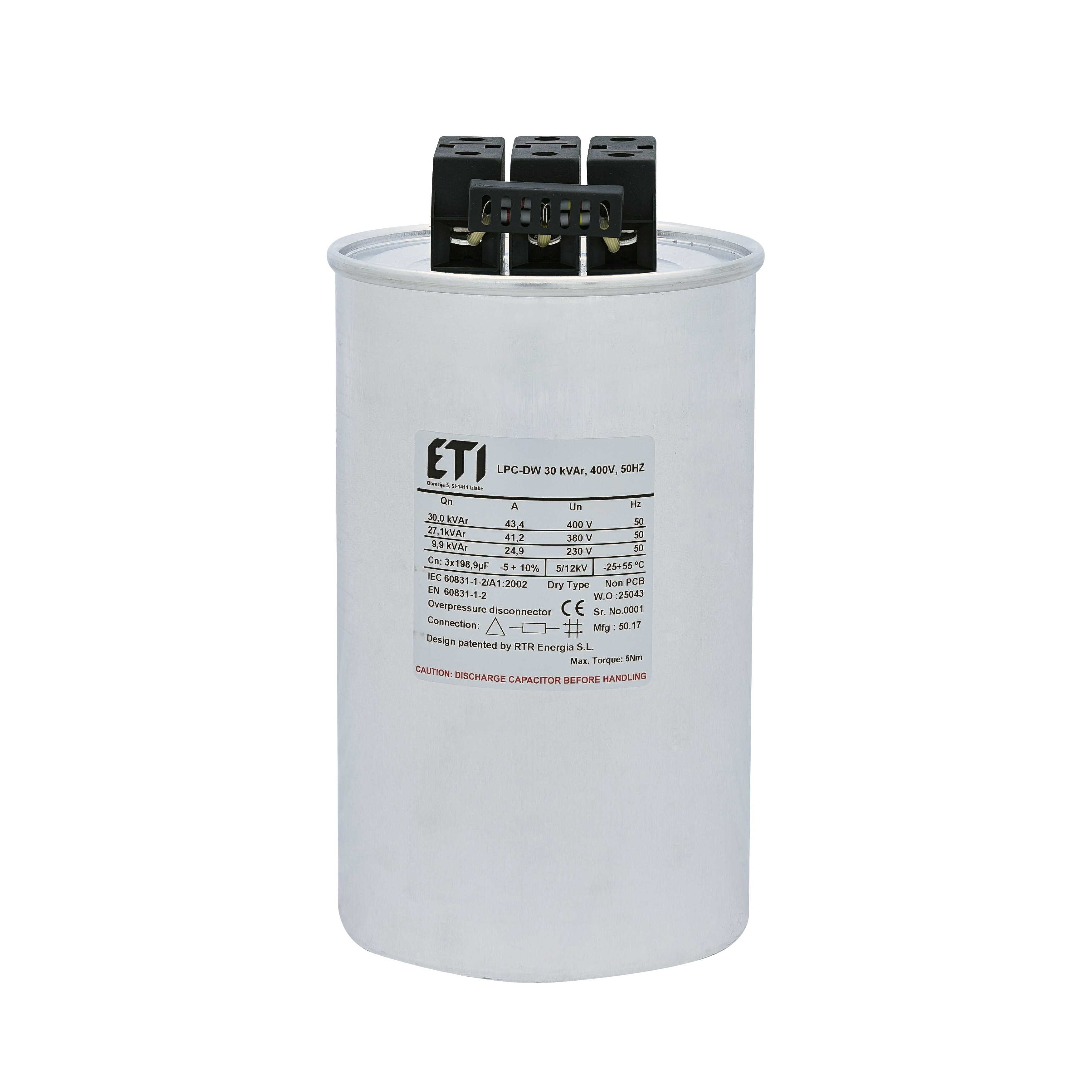 Конденсаторная батарея 30 кВАр LPC-DW 400В ЕТІ ( 4656856 )