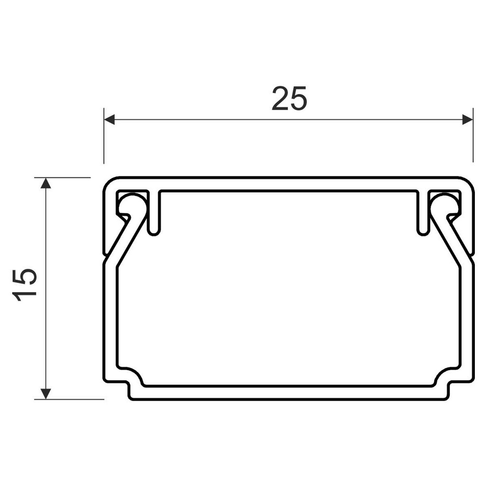 Короб KOPOS 25х15х2000мм LHD ( LHD 25X15_HD ) Короб KOPOS 25х15х2000мм LHD ( LHD 25X15_HD )