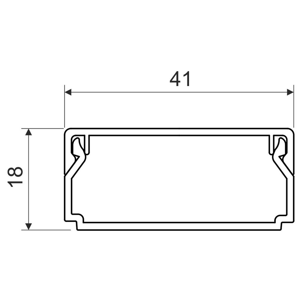 Короб KOPOS 40х20х2000мм темне дерево LHD ( LHD 40X20_TD )