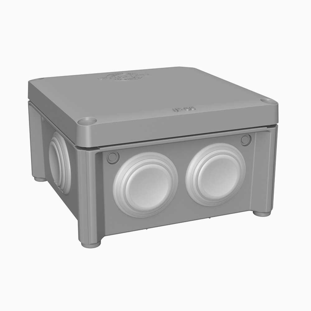 Коробка розподільча PLANK 100х100х50 сіра IB006 IP55 ( PLK6506650 )