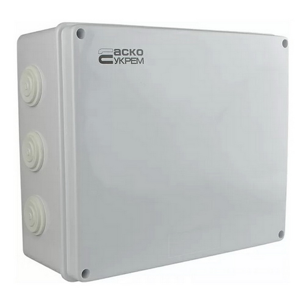 Коробка розподільча АСКО 300х250х120 біла IP65 ( A0150170025 ) Коробка розподільча АСКО 300х250х120 біла IP65 ( A0150170025 )