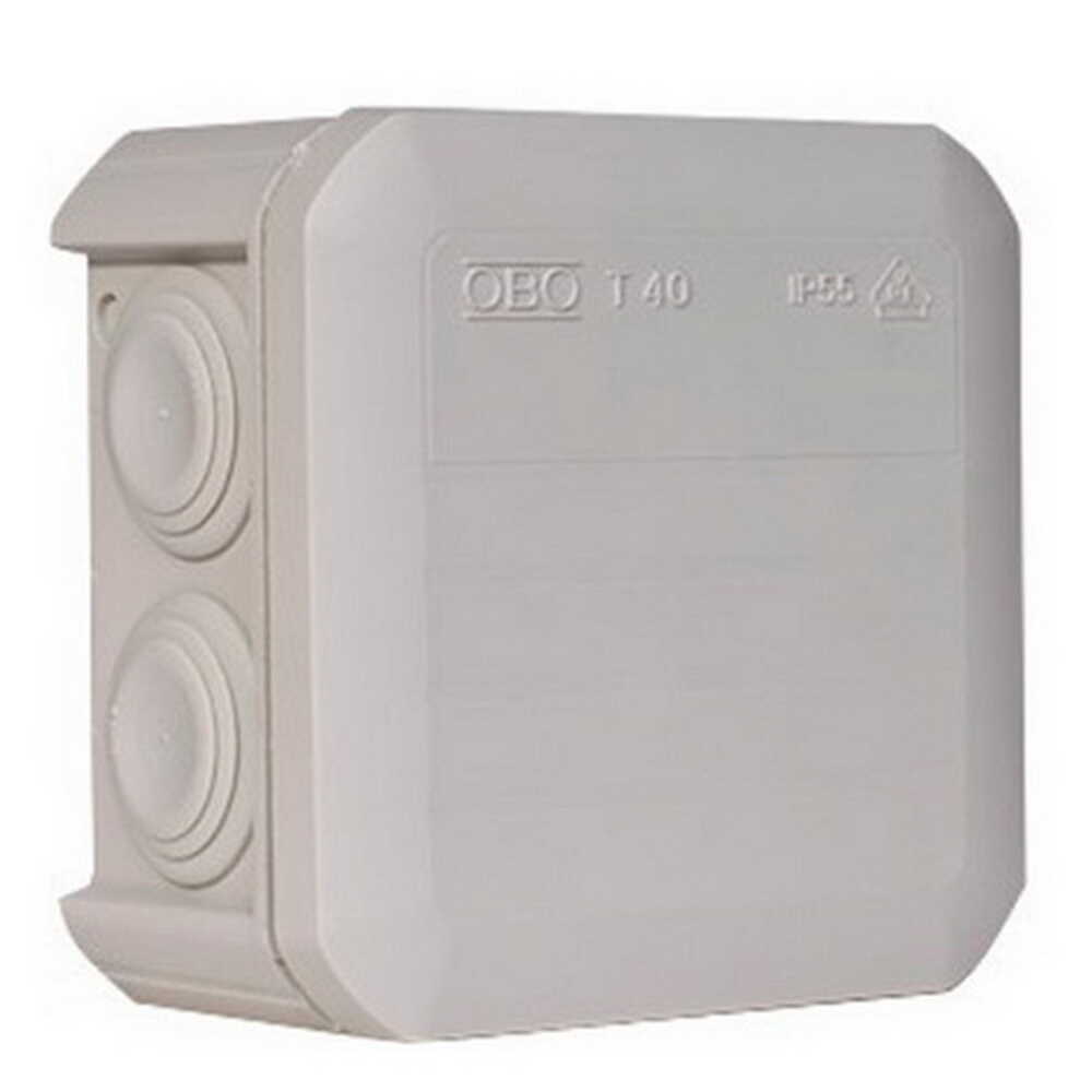 Коробка розподільча OBO 90х90х52 T40 сіра IP55 ( 2007045 )