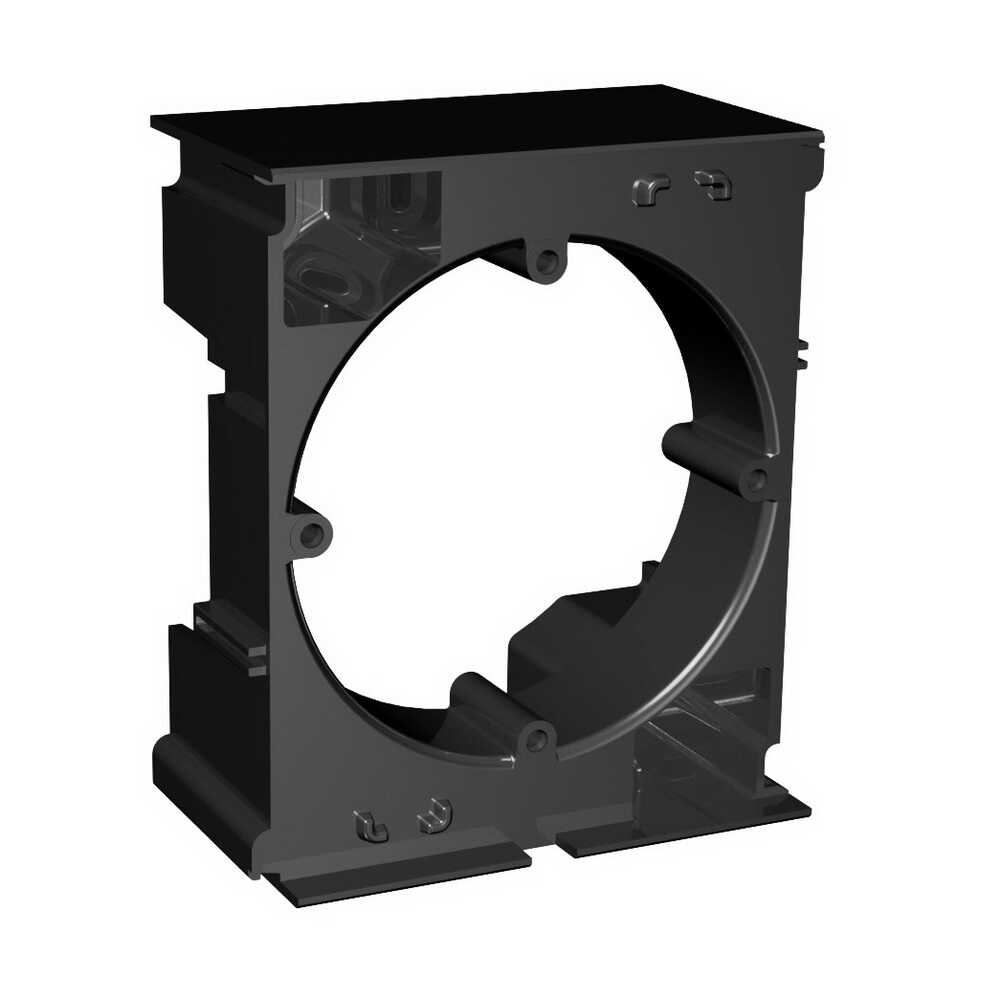 Розширювач коробки накладного монтажу графіт PLANK ( PLK7001112 )