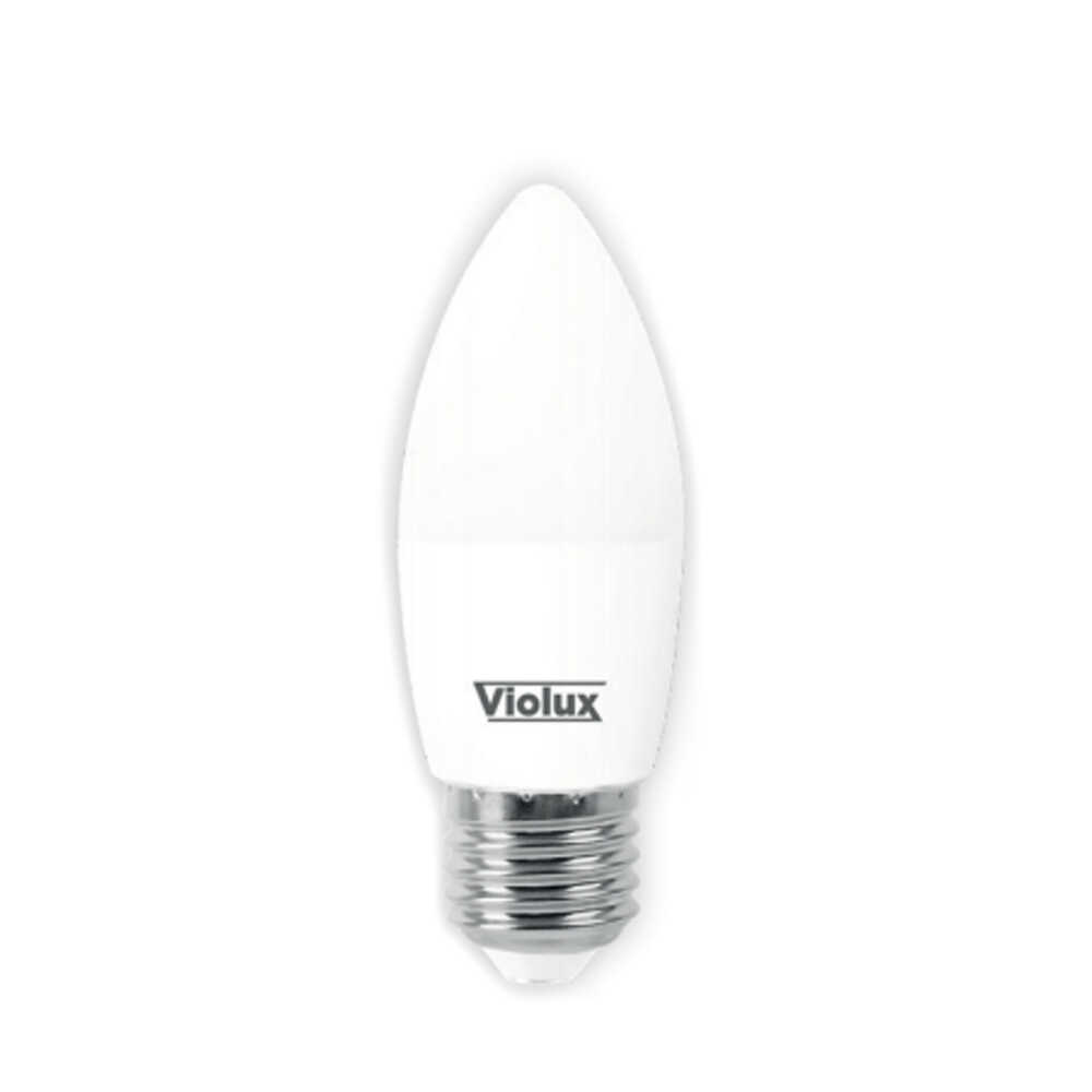 Лампа светодиодная BASIS C37 7W E27 6400K Violux ( 824652 )