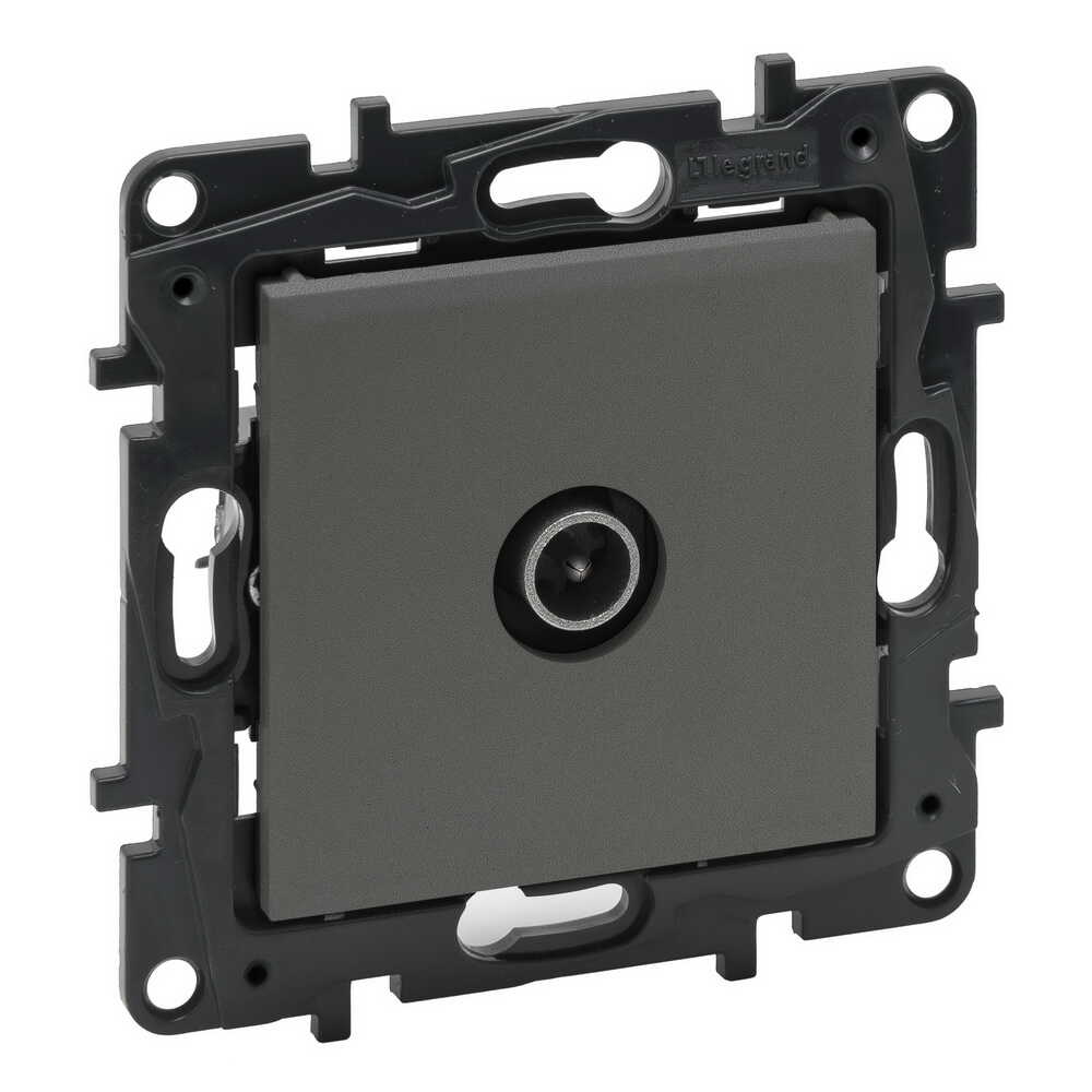 Розетка Niloe Step сталь 1-на TV ( 863474 ) Розетка Niloe Step сталь 1-на TV ( 863474 )
