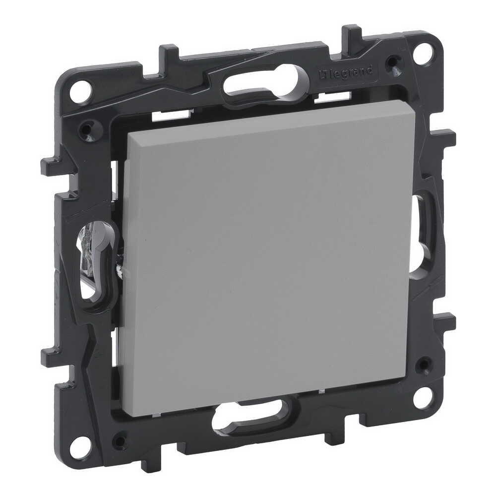 Вимикач Niloe Step алюміній 1-кл ( 863301 ) Вимикач Niloe Step алюміній 1-кл ( 863301 )