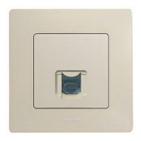 Розетка Etika  слонова кістка комп'ютерна RJ45 CAT5e ( 672341 )