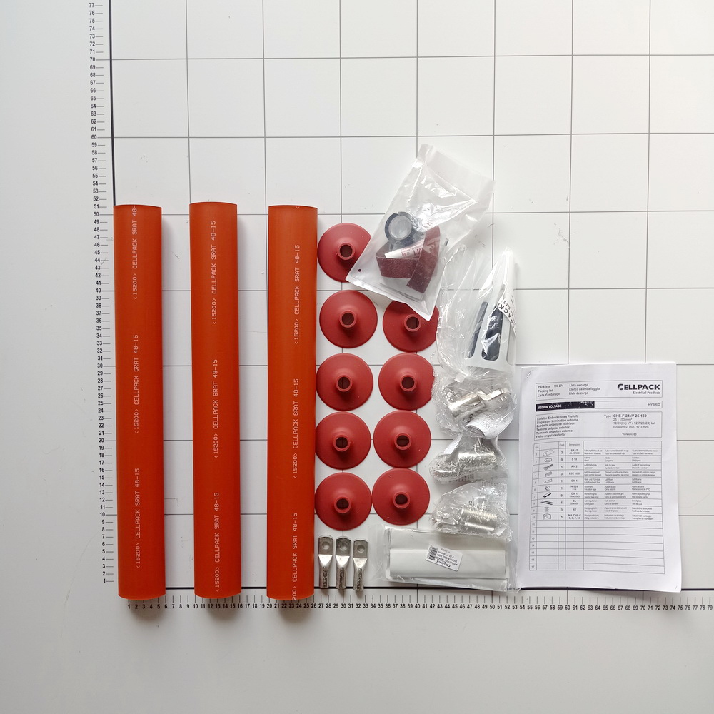 Муфта концевая наружная 24кВ СПЕ 1х(25-150) с наконечником CHE-F 24kV Cellpack ( 193374 )