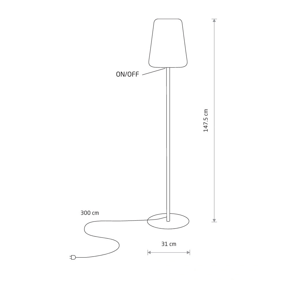Світильник садово-парковий Nowodvorski Patio E27 1x25W IP44 білий ( 10105 ) Світильник садово-парковий Nowodvorski Patio E27 1x25W IP44 білий ( 10105 )