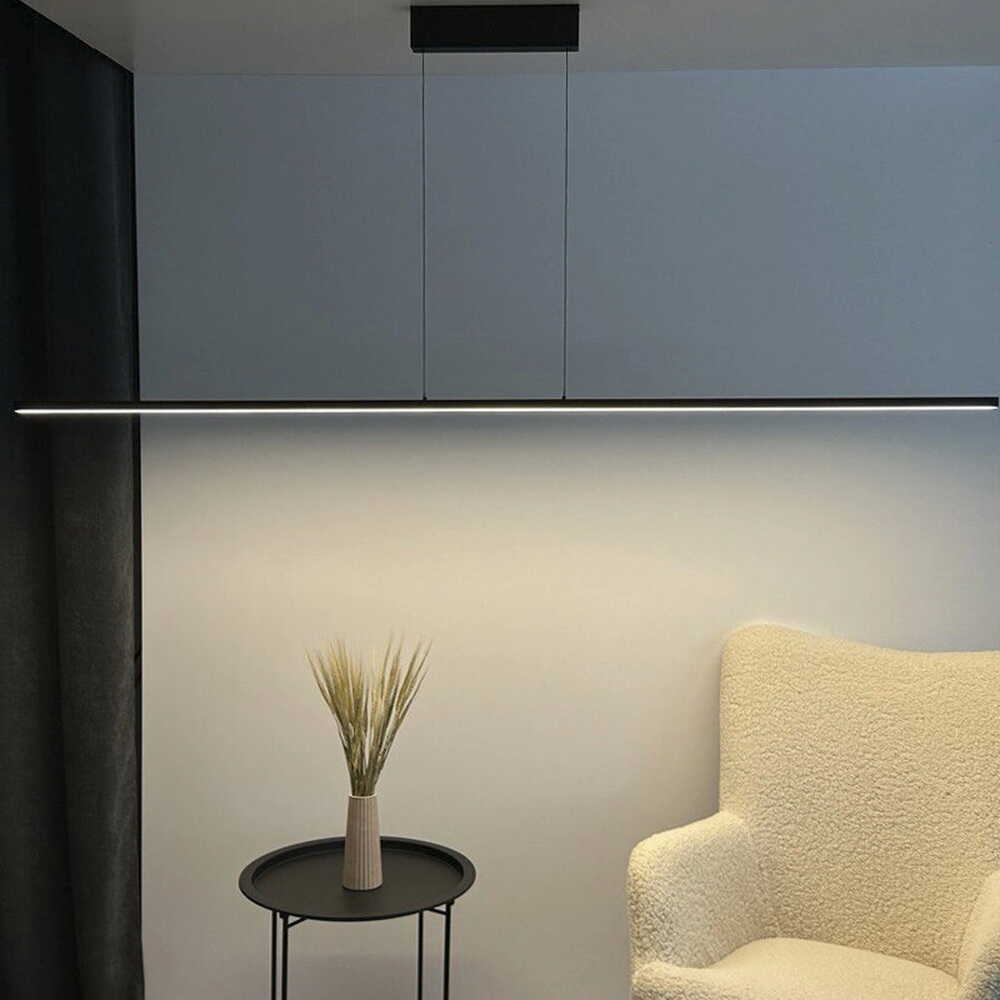 Світильник підвісний Nowodvorski Bar LED L 1x40W 3000K 2200Lm IP20 чорний ( 10365 ) Світильник підвісний Nowodvorski Bar LED L 1x40W 3000K 2200Lm IP20 чорний ( 10365 )