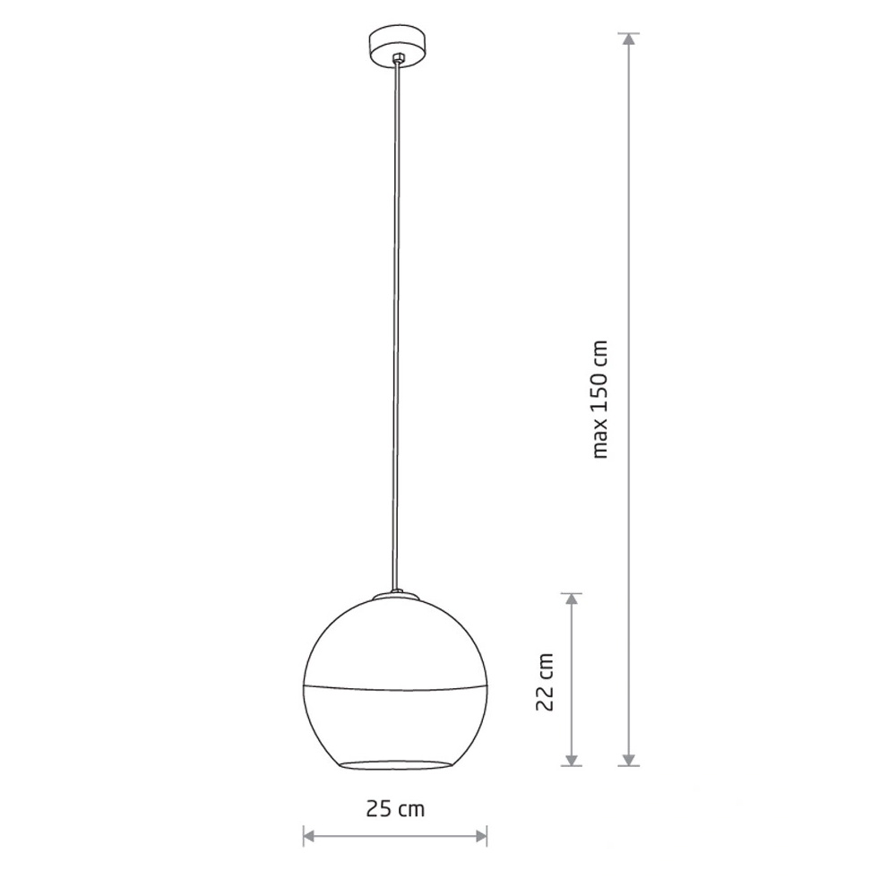 Світильник підвісний Nowodvorski Globe Plus M E27 1x25W IP20 хром ( 7606 ) Світильник підвісний Nowodvorski Globe Plus M E27 1x25W IP20 хром ( 7606 )