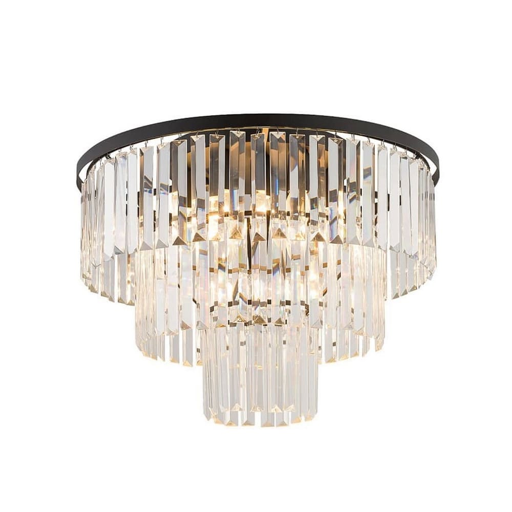 Светильник потолочный Nowodvorski Cristal M E14 9x25W IP20 черный ( 7627 ) Светильник потолочный Nowodvorski Cristal M E14 9x25W IP20 черный ( 7627 )
