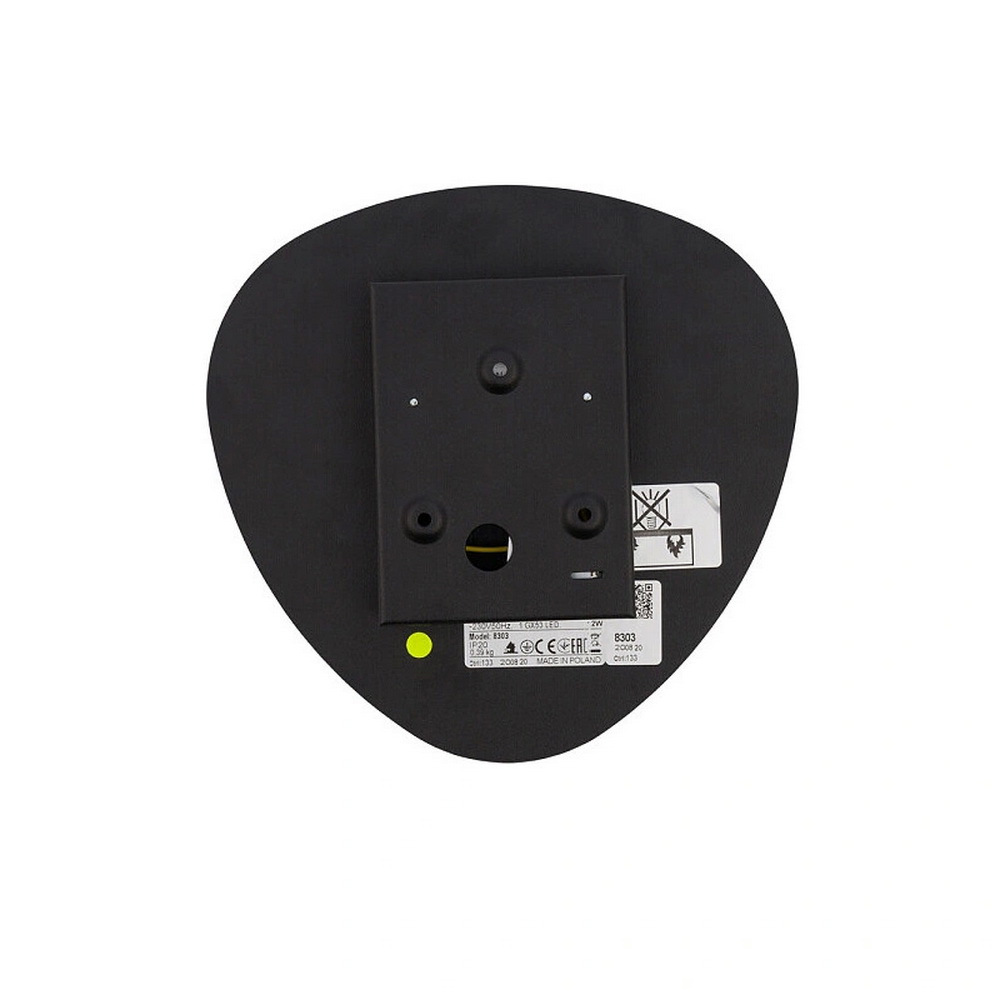 Светильник точечный Nowodvorski Organic G53 1x12W IP20 черный ( 8303 ) Светильник точечный Nowodvorski Organic G53 1x12W IP20 черный ( 8303 )