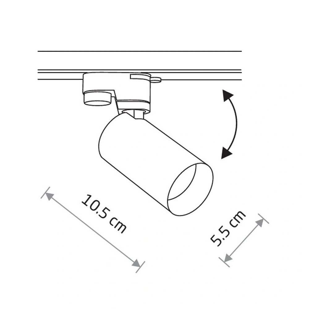 Светильник Nowodvorski Profile Mono GU10 1x10W IP20 белый ( 7585 ) Светильник Nowodvorski Profile Mono GU10 1x10W IP20 белый ( 7585 )