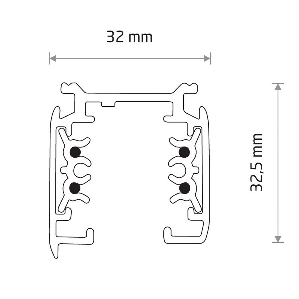 Шинопровод накладной Nowodvorski CTLS Track 3 Circuit 1м IP20 черный ( 8714 ) Шинопровод накладной Nowodvorski CTLS Track 3 Circuit 1м IP20 черный ( 8714 )