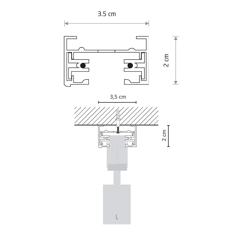 Шинопровод Nowodvorski Profile Track 2м IP20 белый ( 9451 ) Шинопровод Nowodvorski Profile Track 2м IP20 белый ( 9451 )