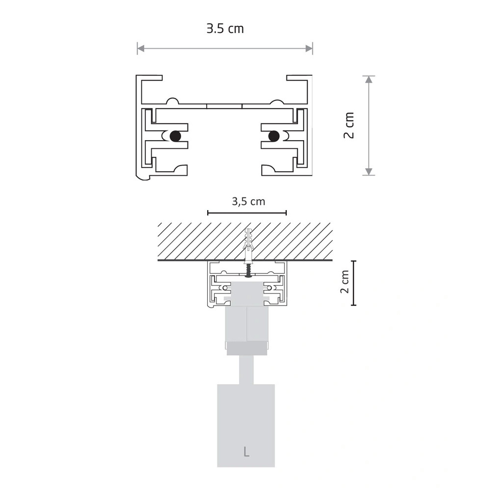 Шинопровод Nowodvorski Profile Track 2м IP20 черный ( 9452 ) Шинопровод Nowodvorski Profile Track 2м IP20 черный ( 9452 )