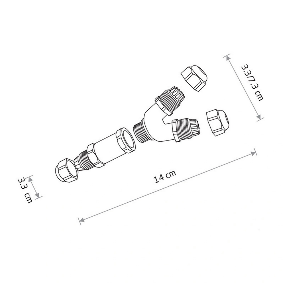 Соединитель Nowodvorski Waterproof Connector IP68 черный ( 8846 ) Соединитель Nowodvorski Waterproof Connector IP68 черный ( 8846 )