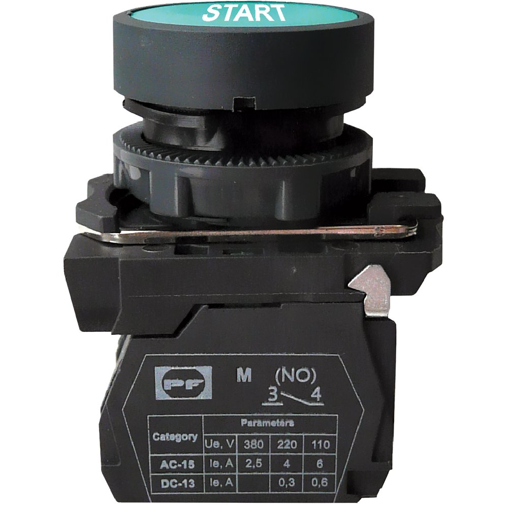 Выключатель кнопочный пластиковый FP5-AA4331 1NO START зеленый Промфактор ( FP5-AA4331 ) Выключатель кнопочный пластиковый FP5-AA4331 1NO START зеленый Промфактор ( FP5-AA4331 )
