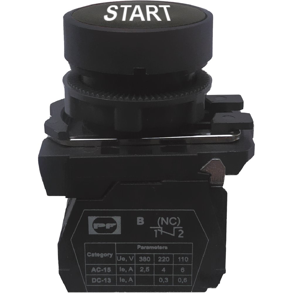 Выключатель кнопочный пластиковый FP5-AA4351 1NO START черный Промфактор ( FP5-AA4351 ) Выключатель кнопочный пластиковый FP5-AA4351 1NO START черный Промфактор ( FP5-AA4351 )