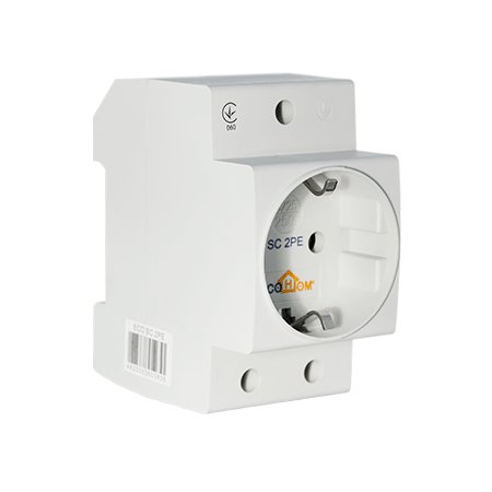 Розетка EcoHome 1-на с/з SC 2PE (ECO080010002)