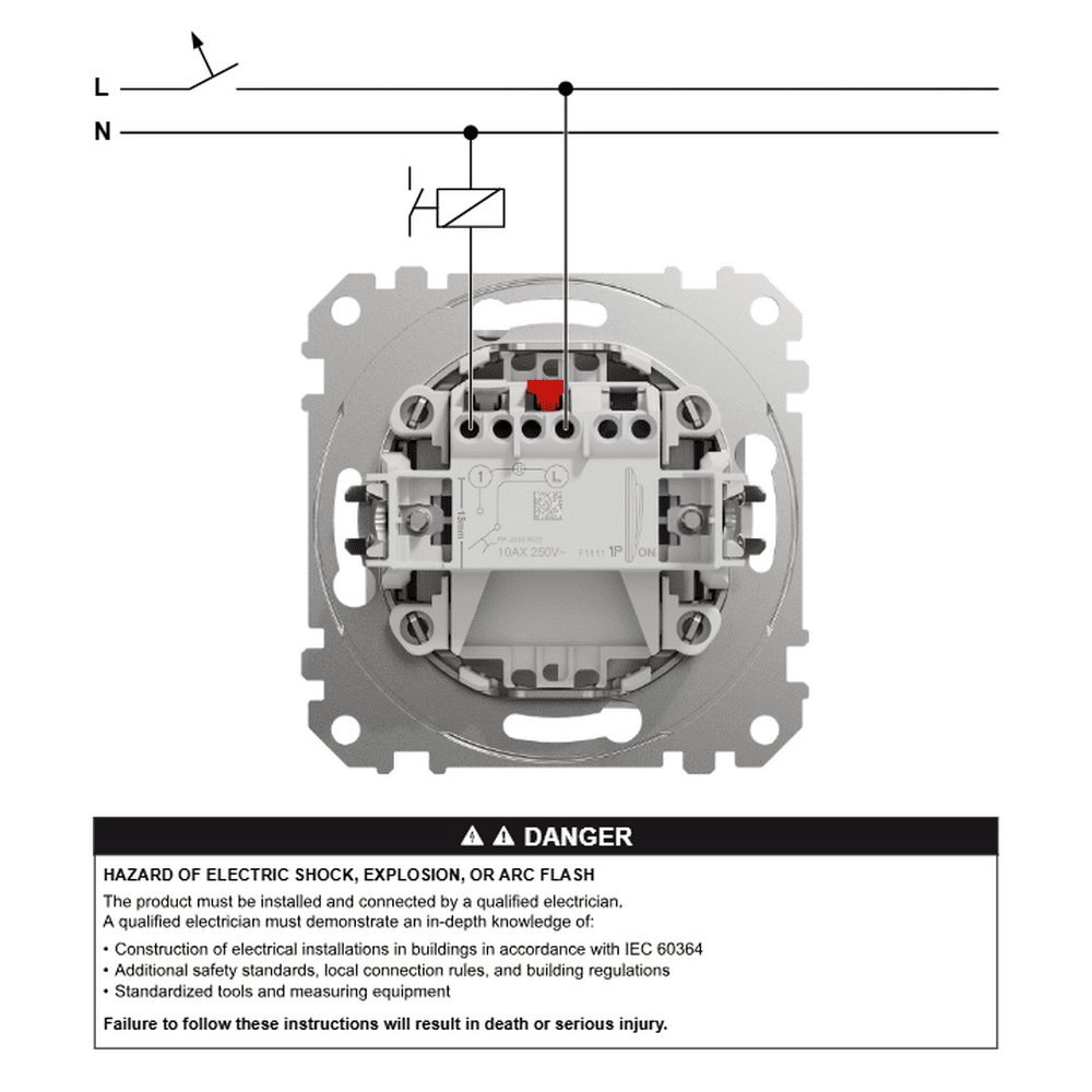 Выключатель кнопочный Schneider Sedna Design бежевый ( SDD112111 )