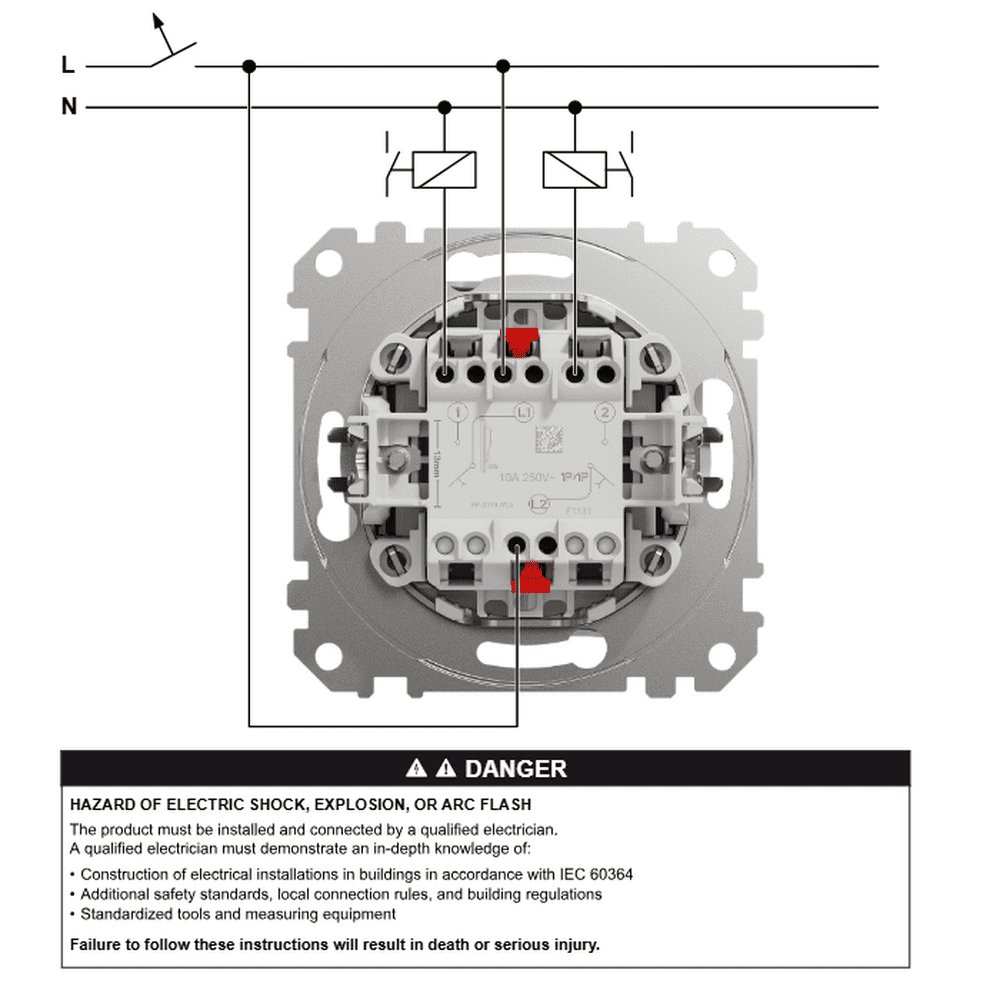 Вимикач кнопковий Schneider Sedna Design бежевий жалюзі ( SDD112114 )