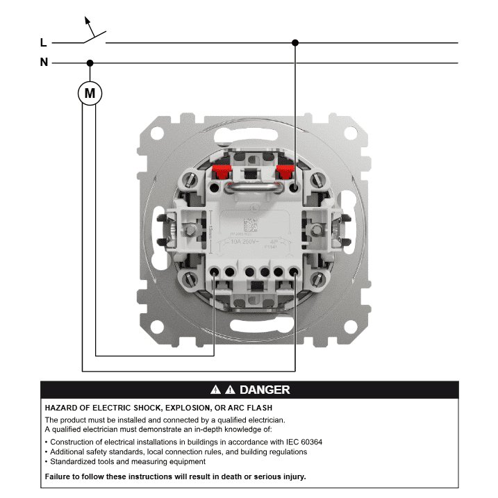 Вимикач кнопковий Schneider Sedna Design білий жалюзі ( SDD111114 )