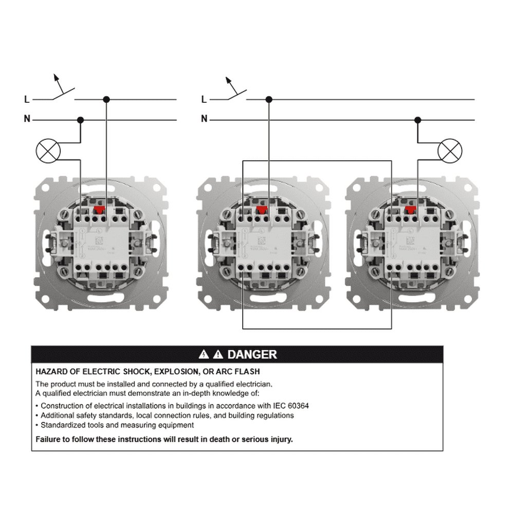 Вимикач Schneider Sedna Design чорний 1кл прохідний з підсвіткою ( SDD114106L )