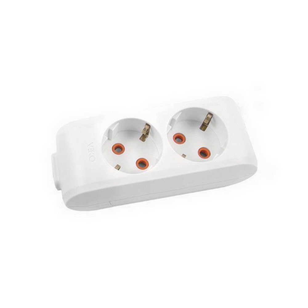 Колодка VIKO Multi-Let 2-на с заземлением ( 90114200 ) Колодка VIKO Multi-Let 2-на с заземлением ( 90114200 )